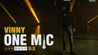 Vinny  One Mic Freestyle  GRM Daily [upl. by Elery378]