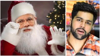 SANTA CHACHA  INDIAN CHRISTMAS RANT  DhiruMonchik [upl. by Ahsyad]