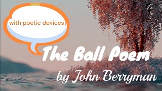 The Ball Poem johnberryman 10thcbse english theballpoem importantquestions [upl. by Arvie197]