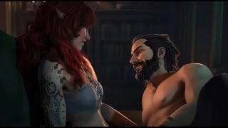 Lucanis Final Romance Scene Dragon Age Veilguard Legenda PTBR [upl. by Nuawtna544]