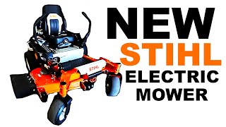 NEW STIHL RZ 760 ELECTRIC ZERO TURN MOWER [upl. by Walker45]