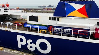 MV Norbay Alongside at Rosslare Europort 12424 [upl. by Bilek]