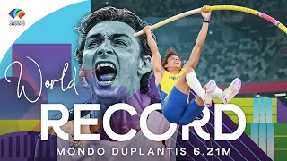 WORLD RECORD  Mondo Duplantis clears 621m  World Athletics Championships Oregon 22 [upl. by Baelbeer111]