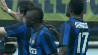 INTER vs ATALANTA 31 MARIGA 24042010 HD [upl. by Airtal]