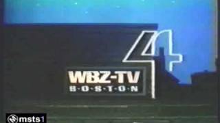 WBZTV 4 Boston  SignOnOff  Clips 1980s [upl. by Lellih]