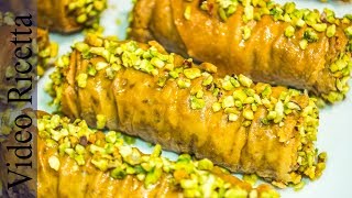 Pasta FILLO fatta in casa Baklava con Noci Mandorle e Pistachio [upl. by Auhel34]