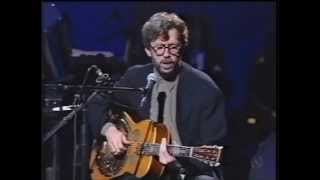 Eric Clapton  Walking Blues  First take part 2 Very rare sight MTV [upl. by Arand964]