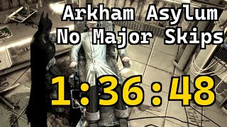 Batman Arkham Asylum Speedrun No Major Skips in 13648 obsolete [upl. by Sommer]