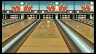 Wii Sports Resort  Bowling Score 300 Perfect Game [upl. by Refitsirhc]