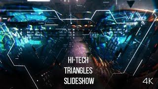 HiTech Triangles Slideshow ★ After Effects Template ★ AE Templates [upl. by Adnaram279]