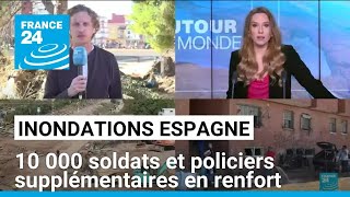 Inondations en Espagne  au moins 211 morts et de nouveaux renforts militaires • FRANCE 24 [upl. by Nelyaw]