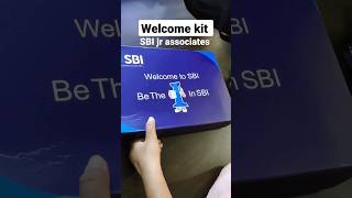 SBI JA welcome kit unboxing 🤍 SBI sbiclerk sbipo sbiclerkmains bankingexams sbiwelcomekit [upl. by Ytte]