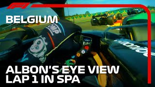 Albons EyeView At Spa  2022 Belgian Grand Prix [upl. by Nagaem314]