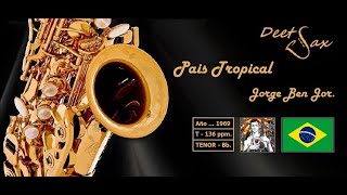 🇧🇷 PAIS TROPICAL  Jorge Ben Jor  Tenor Sax [upl. by Ethelin]