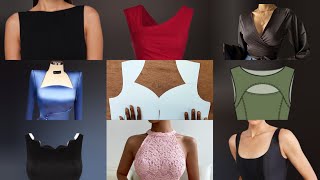 How to cut trendy Necklines  How to cut 13 Different Neckline  Confidensews necklinedesigns2024 [upl. by Henson]