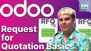 Purchase Basics and Your First Request for Quotation  Odoo Purchase [upl. by Oicaro]