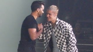 Justin Bieber Performs quotDespacitoquot For FIRST Time [upl. by Aratahc562]