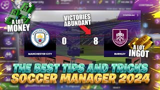 THE BEST TIPS AND TRICKS FOR SOCCER MANAGER 2024 SM24 [upl. by Eleanor376]