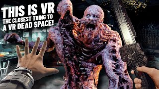 This is ALMOST DEAD SPACE VR  First Person Callisto Protocol VR Gameplay UEVR [upl. by Irmine]