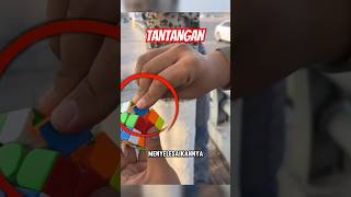 Pemain rubik terbaik dunia ditantang rubikscube challenge shortvideo viralvideo trending [upl. by Aihseyn]