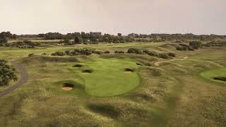 Royal Birkdale  Hole 14 TrackMan Virtual Indoor Golf Preview [upl. by Agn]