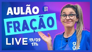 AULÃO DE FRAÇÃO  LIVE  FRAÇÃO MATEMATICA [upl. by Daenis16]