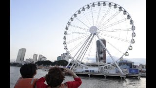 Guayaquil en 1 minuto Turismo fluvial en el río Guayas [upl. by Onek]