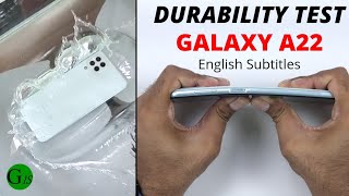 Samsung Galaxy A22 Durability amp Drop Test  Drop Dead  English Subtitle [upl. by Eed]