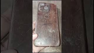 wooden iPhone  Short video  reel  subscribe my YouTube channel [upl. by Nyluqcaj]