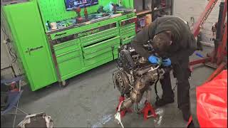 BMW 1 series engine out job part 2 [upl. by Dimitry]