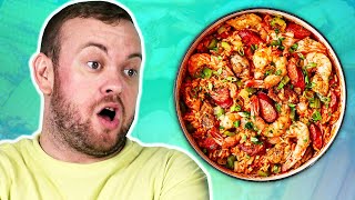 Irish People Try CajunStyle Food [upl. by Marvella]