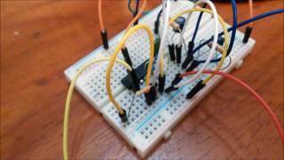 How to make Operational Amplifier  OP Amp circuit and display signal on Mini Oscilloscope [upl. by Eibrik]