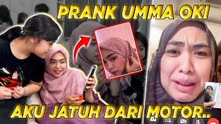 PRANK UMMA OKI MUKA AKU LUKALUKA wkwk REAKSINYA BEGINI… [upl. by Ainegul]