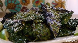 How to Make Coconut and Lime Grilled Kale  Kale Recipes  Allrecipescom [upl. by Cyprio]