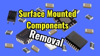 Surface Mounted IC Removal using only a soldering iron 2 [upl. by Bonine]