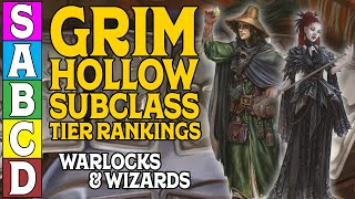 Tier Ranking the Grim Hollow Subclasses Warlocks amp Wizards [upl. by Airol545]