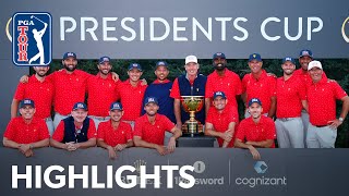 Singles highlights from Presidents Cup  Day 4  2024 [upl. by Yelsa]