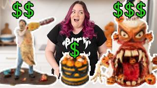 I Paid 3 Bakeries 1500 to make insane Halloween Cakes [upl. by Ruhtua357]