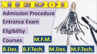 NIFT 2023 Tamil Entrance exam Admission procedure Eligibility National Institute of Technology [upl. by Foah223]