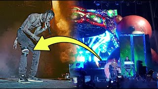 When Travis Scott Broke His Leg At Rolling Loud NY 2019 [upl. by Akenat]