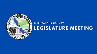 Chautauqua County Legislature Meeting Emergency Meeting 103024 [upl. by Namzzaj]