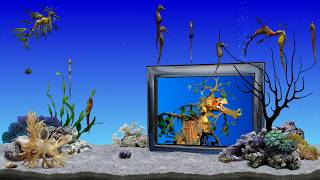 Seahorse Screensaver  Tank 2 4K [upl. by Greenburg]