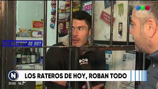 Los rateros de hoy roban todo en Rosario  Telefe Rosario [upl. by Odnomar]