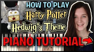 Harry Potter  Hedwigs Theme  ACCURATE Piano Tutorial  SHEETS [upl. by Wahkuna293]