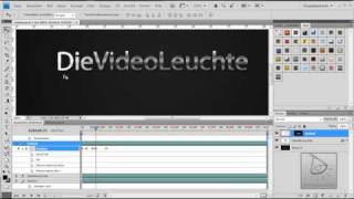 Spiegelung im Text  Animation in Photoshop [upl. by Lanny]