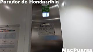 Ascensor MacPuarsa Ares hidráulico del 2015 en el Parador de Hondarribia Hondarribia ES [upl. by Anse]