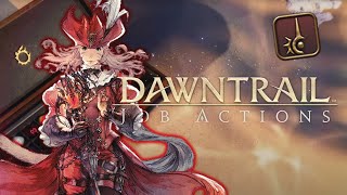 FFXIV Dawntrail Job Action Trailer REACTION  Red Mage [upl. by Ellenoj]