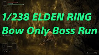 ELDEN RING Bow Only Run Soldier Of Godrick [upl. by Nodnart876]