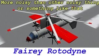 KSP Fairey Rotodyne VTOL real plane Firespitter [upl. by Ariom]