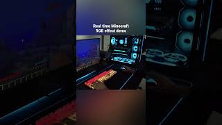 Minecraft RGB Effects  Real Time Demo [upl. by Amity]